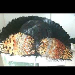 ANN ALBRIZIO Handmade Feather hat | Very detailed and skilled craftsmanship | 👍